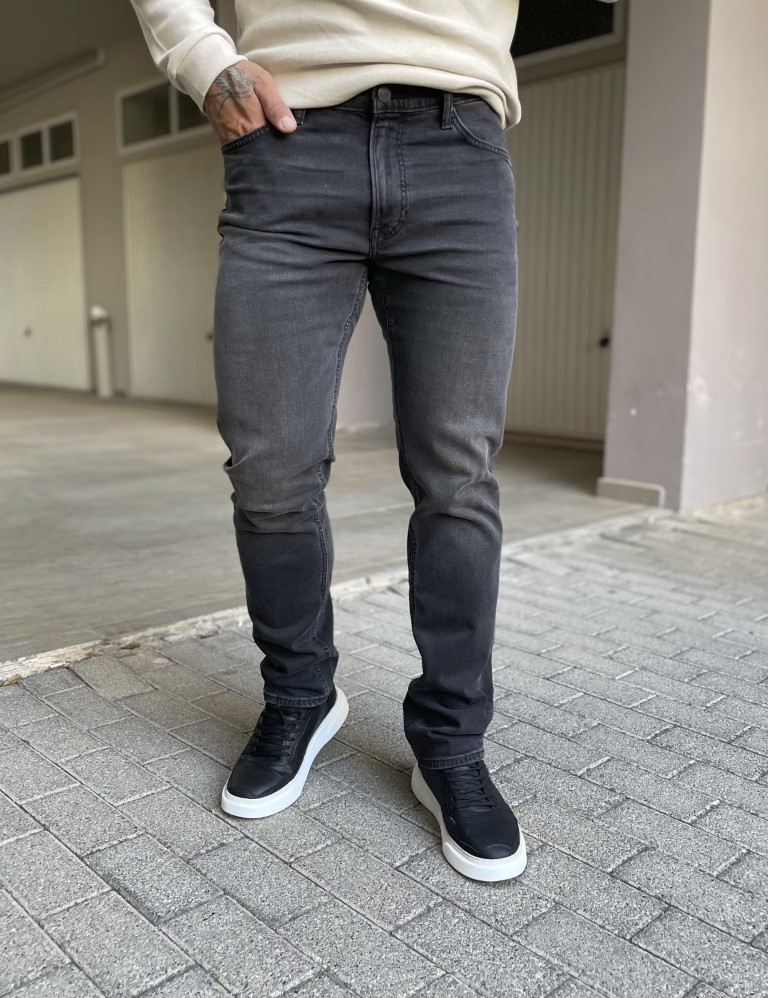 Lee Daren Zip Fly ανδρικό μαύρο τζιν L707ADER φωτογραφία